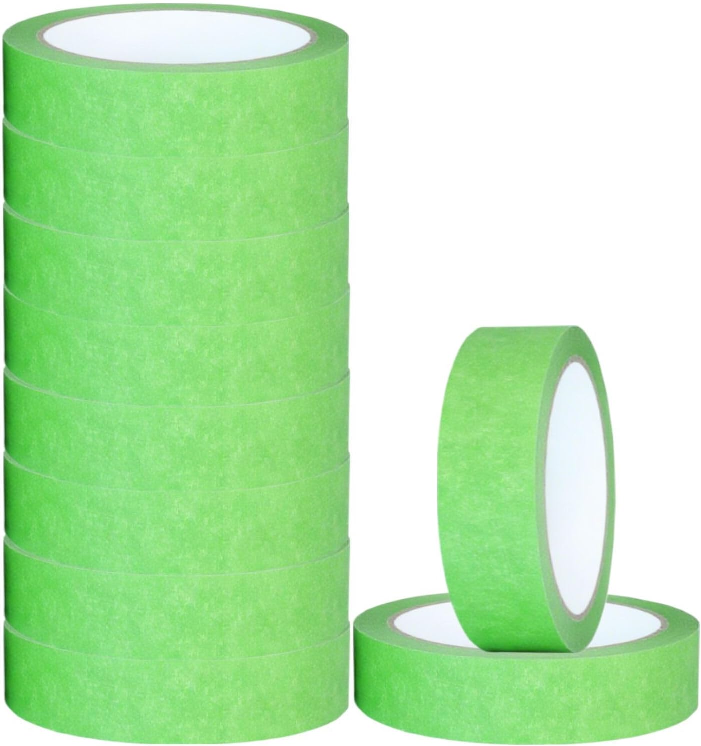 Green Painters Tape 24mm x 50m , Pack of 10