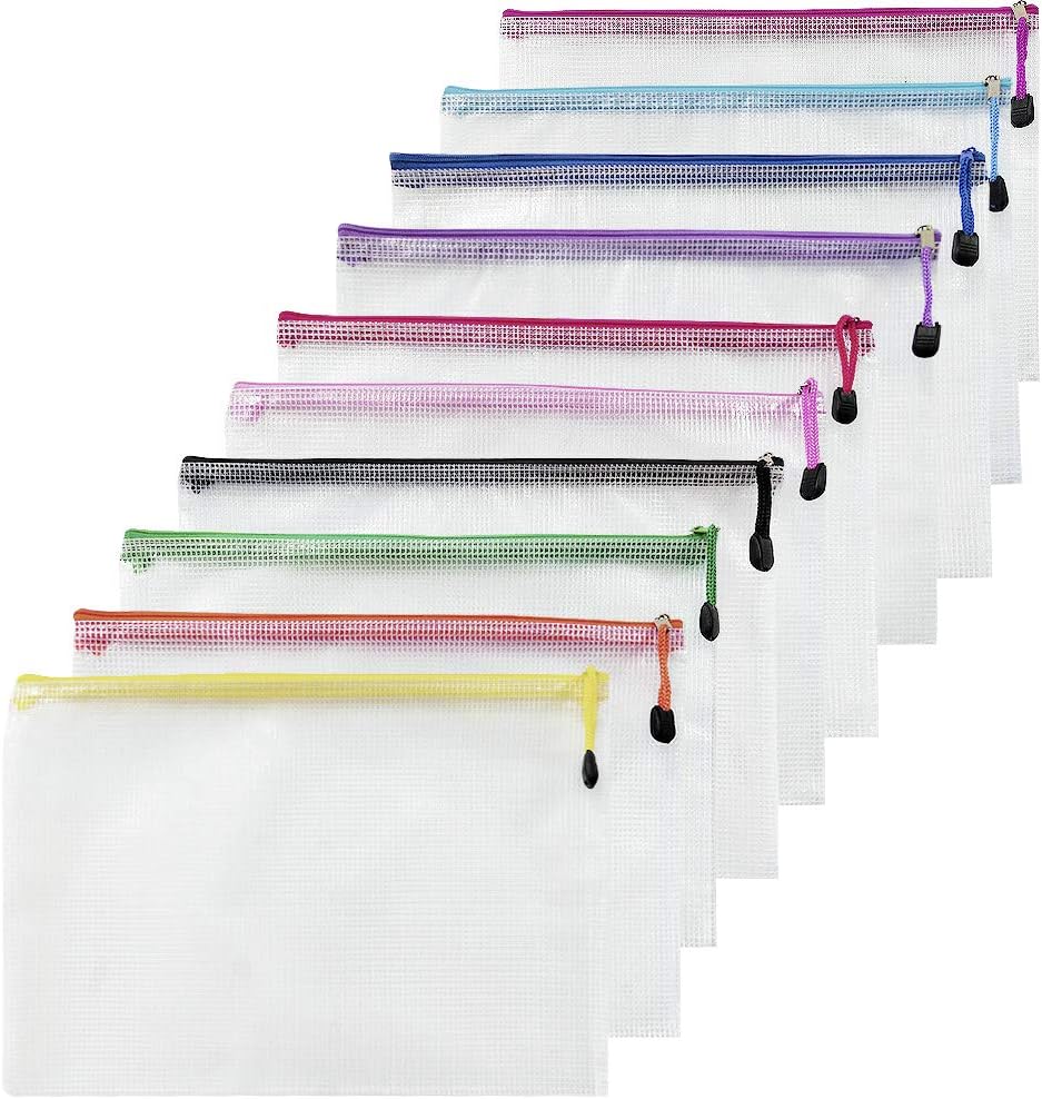 A4 Zipped Wallets -10P