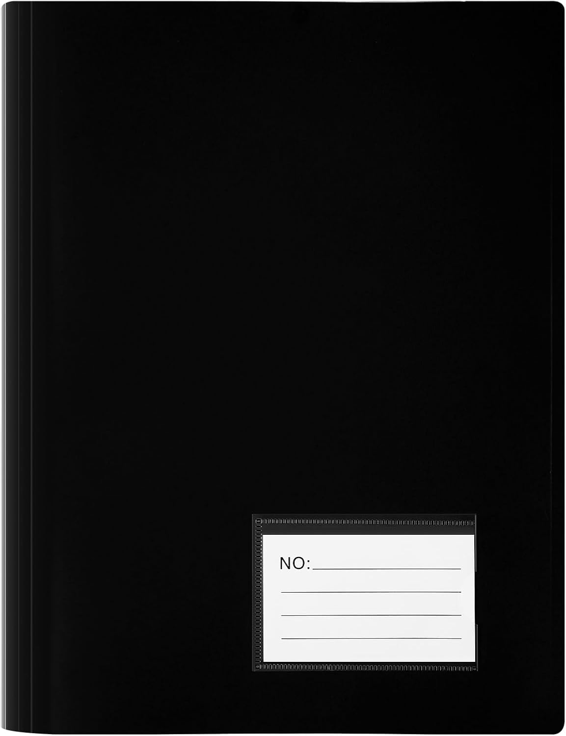 A4 Presentation Folder A4 Display Book-110 Pockets Display Folder with Plastic Sleeve Folders Presentation Folders Document Folder (1 Pack, Black)