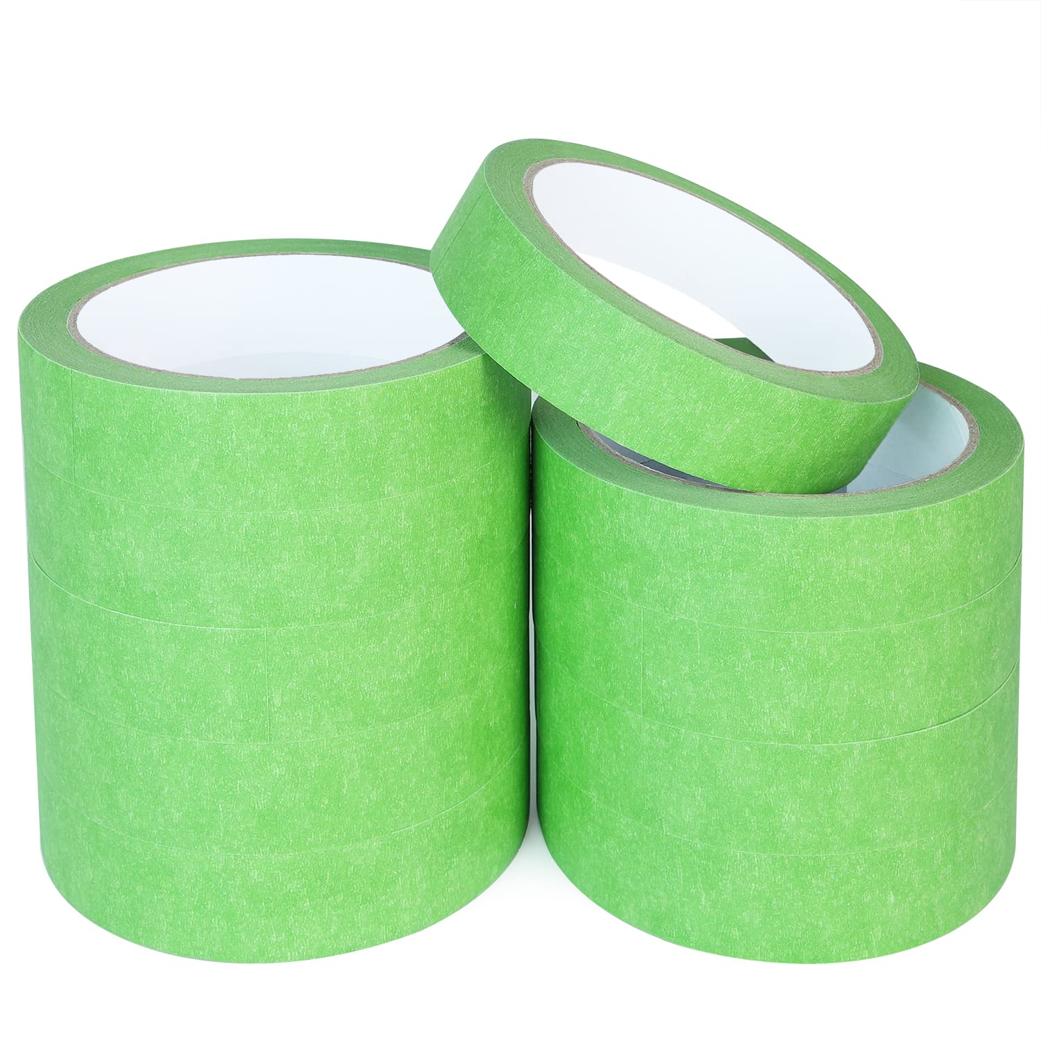 Masking Tape 24mm Green Painters Tape 10 Rolls